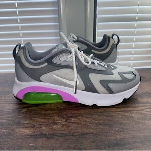 Women’s Air Max 200 Grey/White/Pink Shoes Size 9.5 *worn Once*